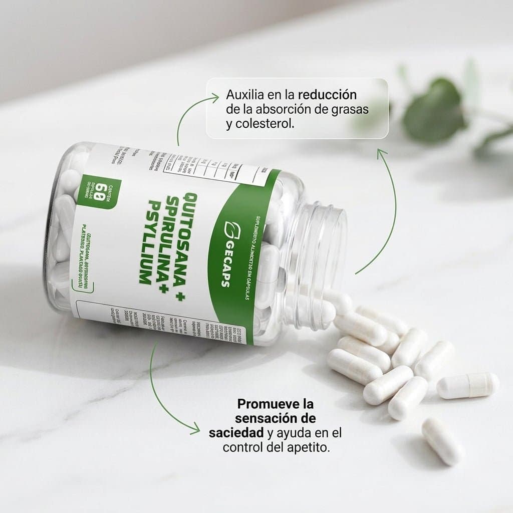 QPS (Quitosana + Spirulina + Psyllium) — 3