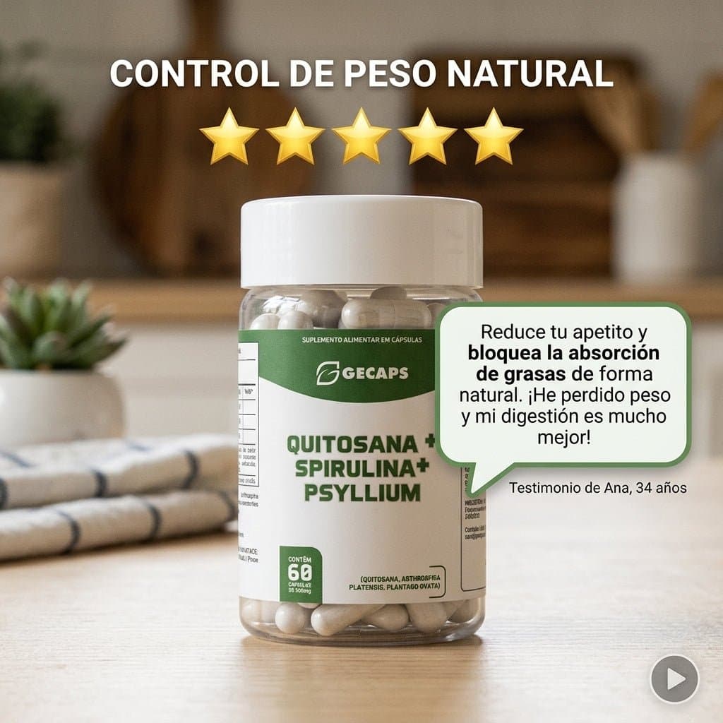 QPS (Quitosana + Spirulina + Psyllium) — 5