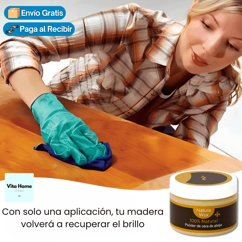 🐝 Bee Wax™ – Cera Restauradora de Madera 100g — 2