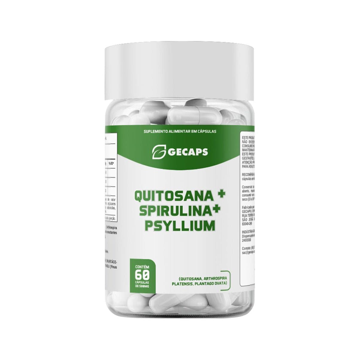QPS (Quitosana + Spirulina + Psyllium) — 1
